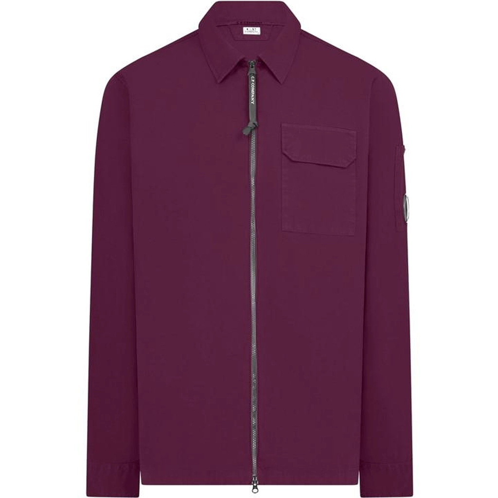 CP Company Men's Full-Zip Overshirt - Purple